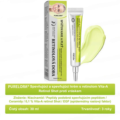 🇸🇰Purelora® Skin Tightening & Vita-A Retinol Retinol🍀 shot Spevňujúci krém proti vráskam - Posledná akcia so 70% zľavou