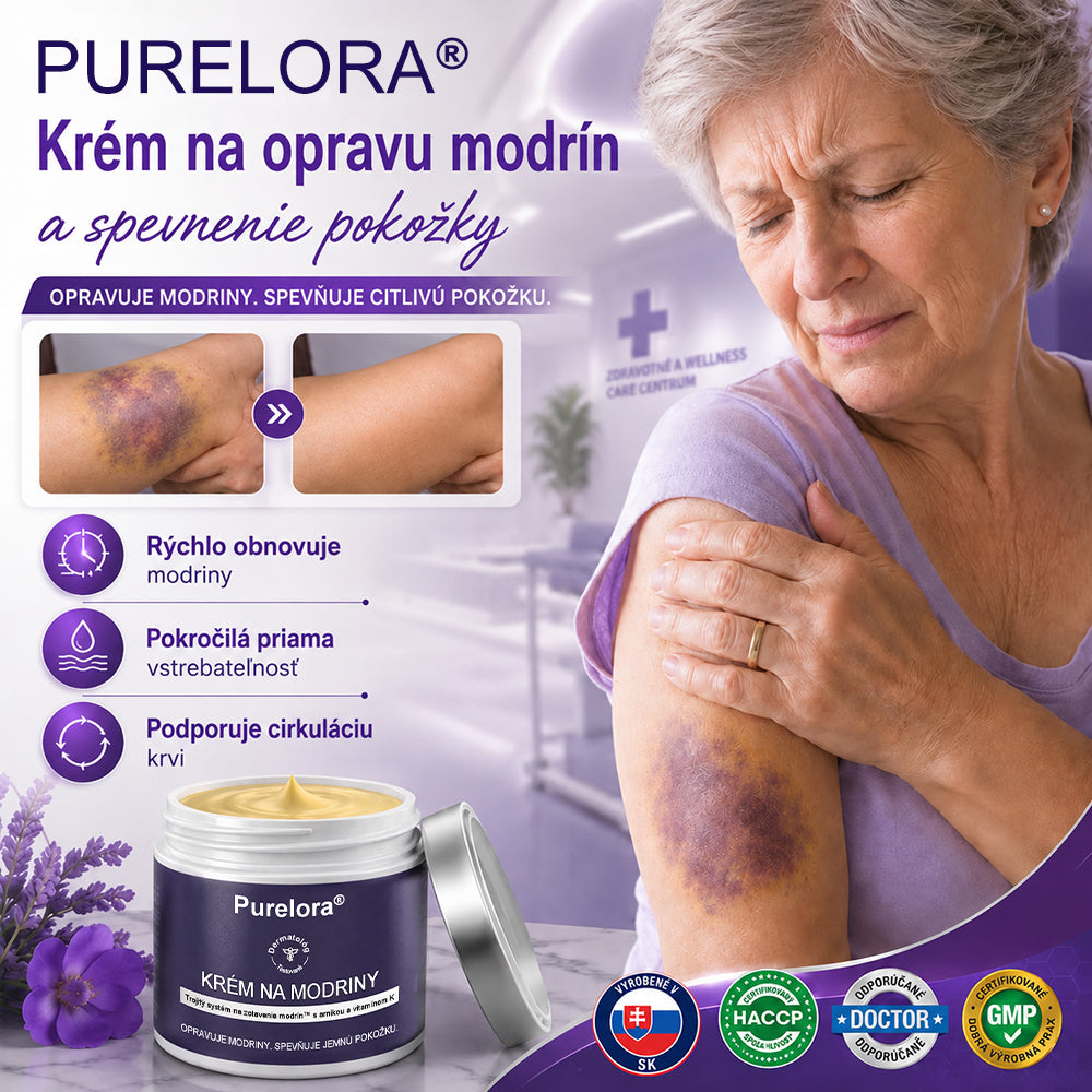 💥Vyše 100 000 PREDANÝCH💕- Purelora® krém na opravu modrín a posilnenie pokožky