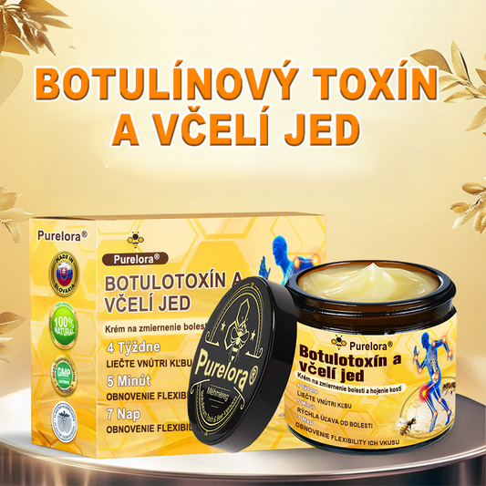 Purelora® krém na hojenie kostí s botulotoxínom a včelím jedom, ktorý zmierňuje bolesť🐝🌿 (špeciálne pre starších ľudí a odporúčaný ortopedickými špecialistami)🔥🔥