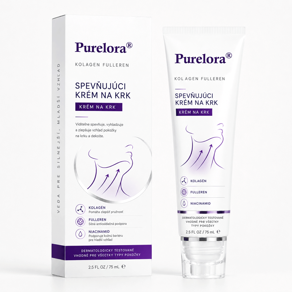 🍀 Purelora® Instantný krém na lifting krku — 🎁 Obohatený o retinol a kyselinu hyalurónovú | Pomáha spevniť pokožku krku, redukovať vrásky a zlepšiť vzhľad dvojitej brady