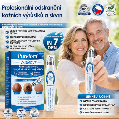 Oficiálny obchod značky |🔥Purelora® 7-dňový odstraňovač kožných výrastkov a škvŕn (bez bolesti, bez jaziev – rollerball aplikátor)🌈