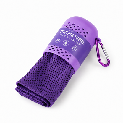 Advanced-Tech Cooling Towel – Instant Cooling Quick-Dry Towel for Outdoor Work, Gym & Summer Commuting, Washable and Reusable