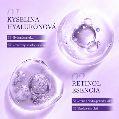 🍀 Purelora® Instantný krém na lifting krku — 🎁 Obohatený o retinol a kyselinu hyalurónovú | Pomáha spevniť pokožku krku, redukovať vrásky a zlepšiť vzhľad dvojitej brady