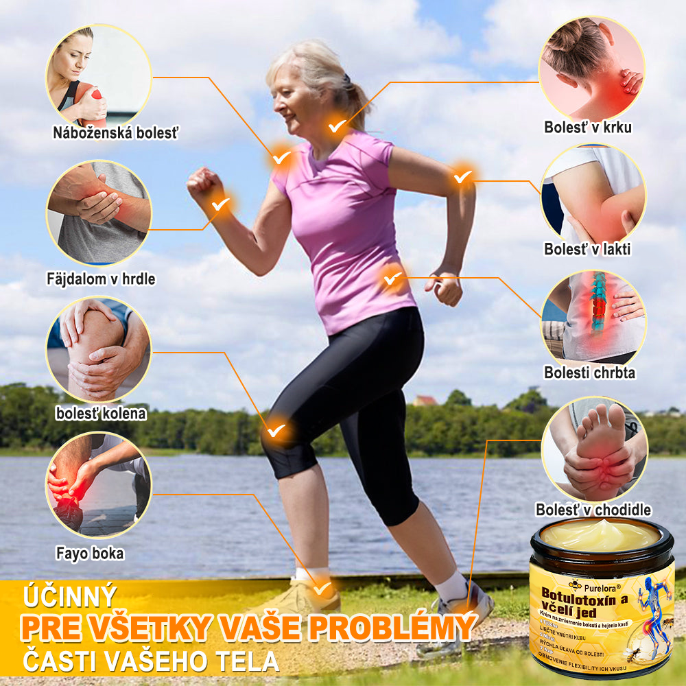 🇸🇰Purelora® krém na hojenie kostí s botulotoxínom🐝a včelím jedom, ktorý zmierňuje bolesť🌿 (špeciálne pre starších ľudí a odporúčaný ortopedickými špecialistami)🔥