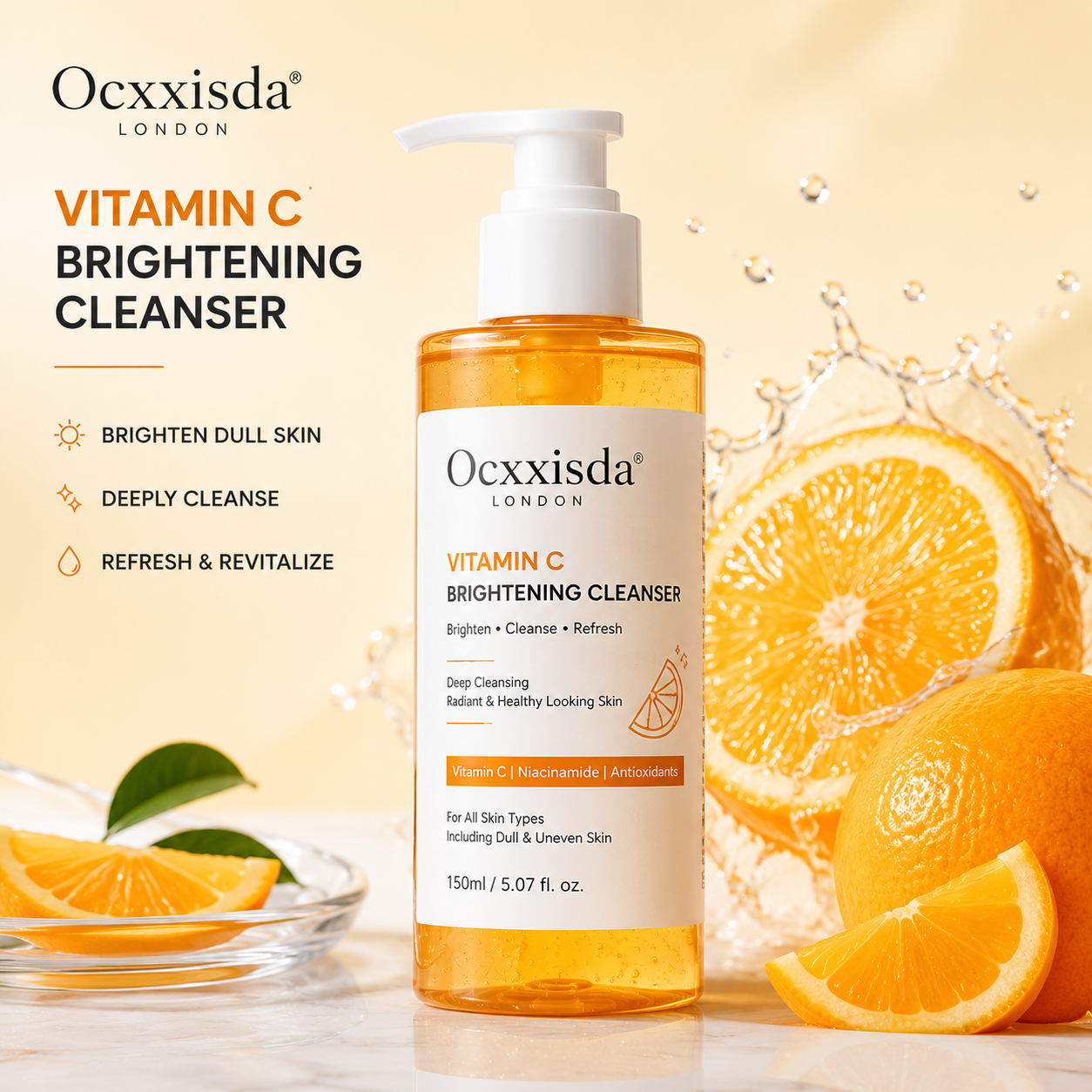 Ocxxisda® Vitamin C Brightening Cleanser