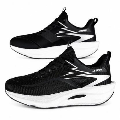 2026 Spring New Couple Running Shoes - Lightweight Breathable Mesh Sport Sneakers, Comfortable Textile Casual Shoes for Men and Women