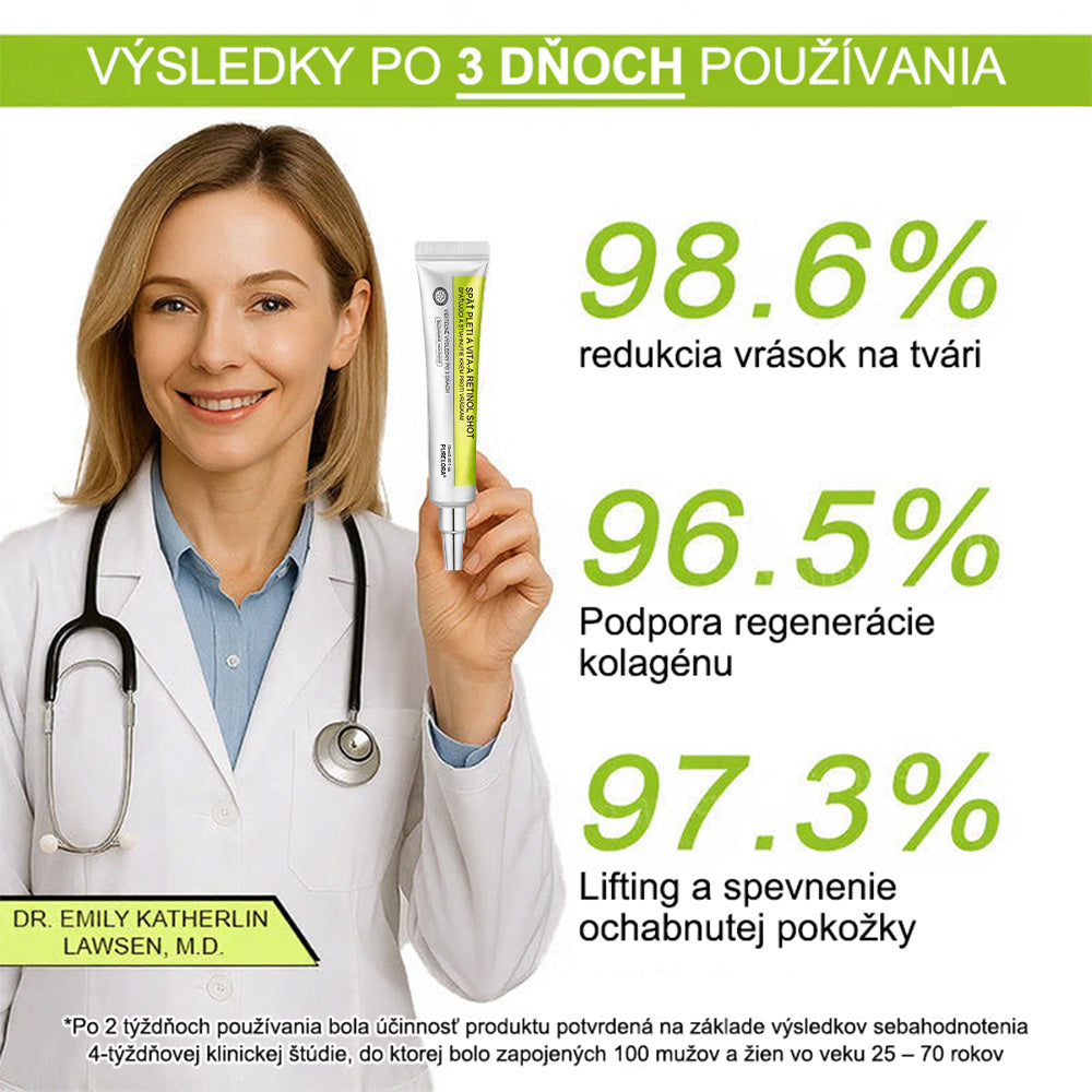 🇸🇰Purelora® Skin Tightening & Vita-A Retinol Retinol🍀 shot Spevňujúci krém proti vráskam - Posledná akcia so 70% zľavou
